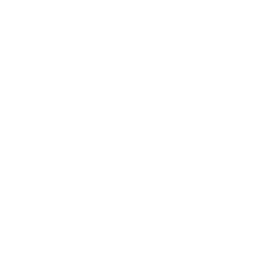 מסגרת עיגול לבנה