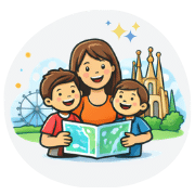 איקון-ברצלונה-עם-ילדים